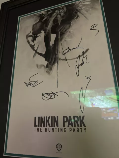 linkin park signed poster