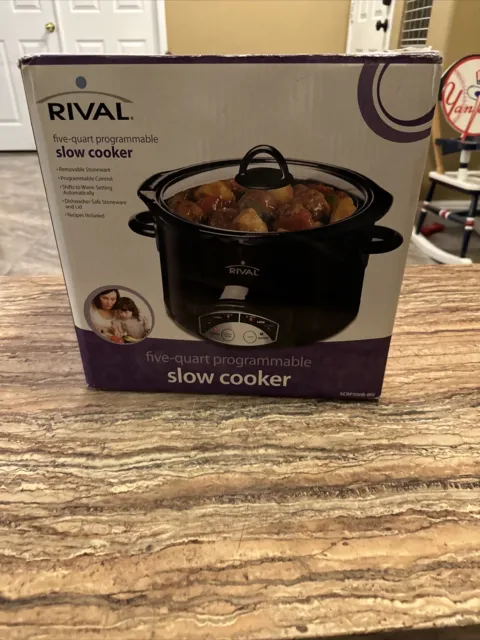 Rival 5-Quart Programmable Slow Cooker SCVPE503 Reviews