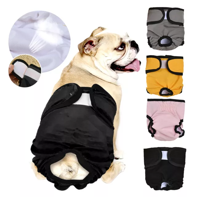 Waschbar Windeln Hundehöschen Unterwäsche Schutzhose Hygienehose Hündin Haustier
