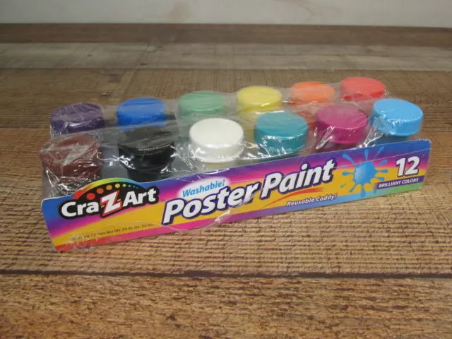 Washable Kids drawing Paint by Cra-Z-Art 10 Colors (New)