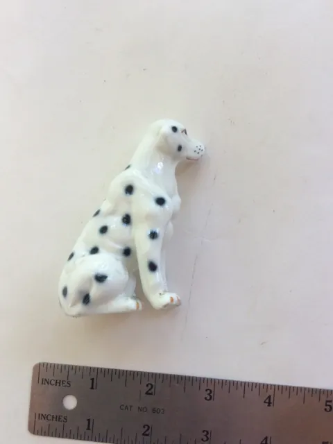 Vintage ￼1960-70s Sitting Dalmatian Puppy Dog Ceramic Figurine Used As-is