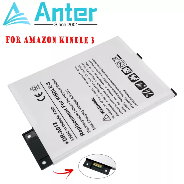 New Battery 170-1032-01 For Amazon Kindle 3 3g wifi keyboard Graphite d00901