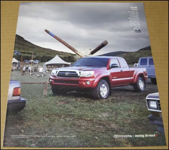 2007 Toyota Tacoma Print Ad Truck Advertisement 10" x 12" Ellen DeGeneres AMEX