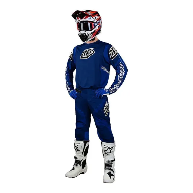 Troy Lee Designs Tld Se Ultra Race Kit Suit Sequence Blue Vented New Mx Cheap