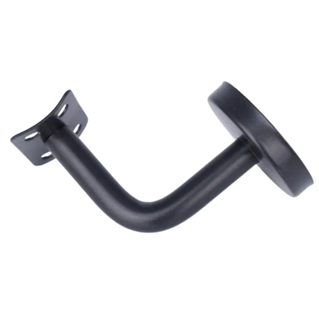 Practical Black Wall Mount Handrail Bracket Secure Support for Railings 3