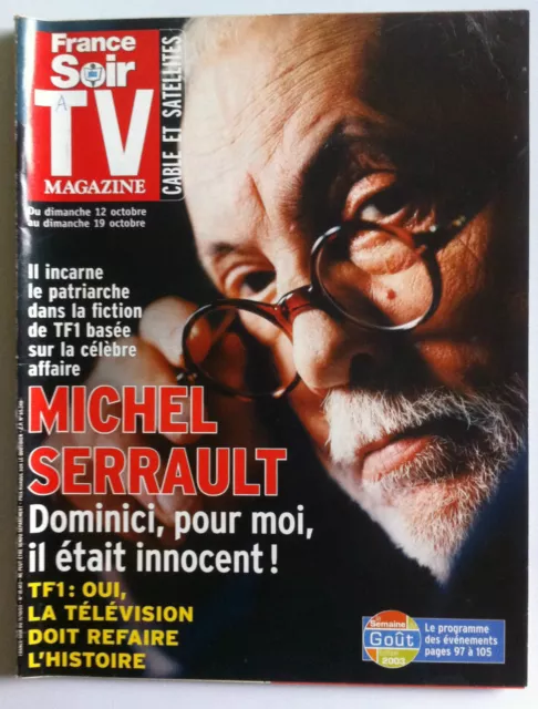 France Soir Tv Magazine du 12/10/2003; Michel Serrault/ Interview Lara Fabian