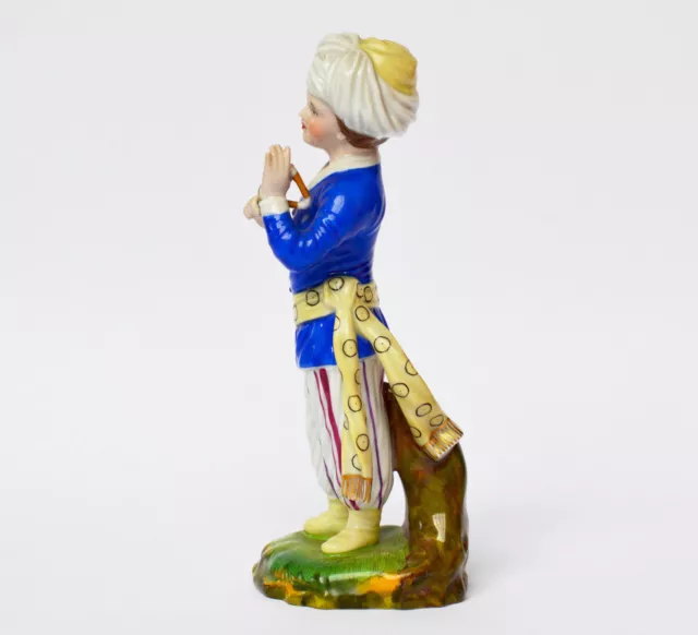 Höchst Porzellan Figur Triangelspieler Triangel Türkische Kapelle 17,5 cm defekt 2