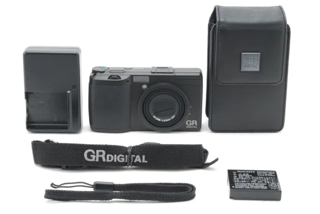 【Mint in Case】Ricoh GR 16.2MP Digital Camera - Black From Japan #2526