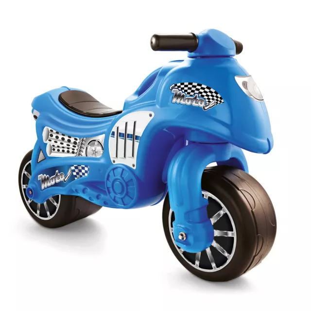 Dolu Kids Toddler My First Moto Push Ride On Motorcycle Sit On Outdoor Toy Blue