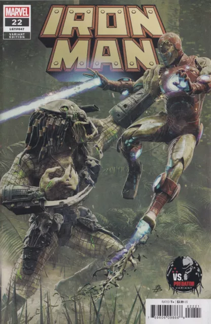 IRON MAN #22 (BJORN BARENDS PREDATOR VARIANT)(2022) COMIC BOOK ~ Marvel Comics