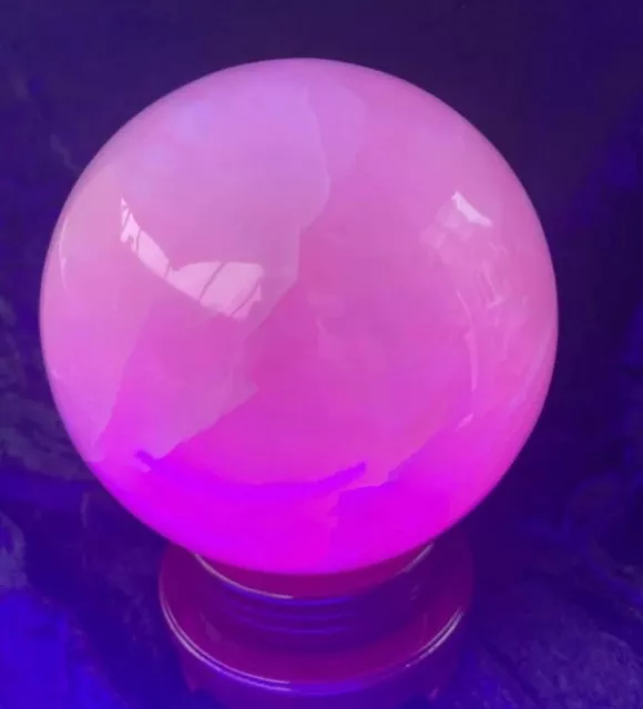 Pink Mangano Calcite Sphere Natural Stone