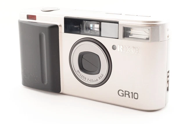 Ricoh GR10 Point & Shoot 35mm Film Camera Silver Film Tested From Japan #1973387