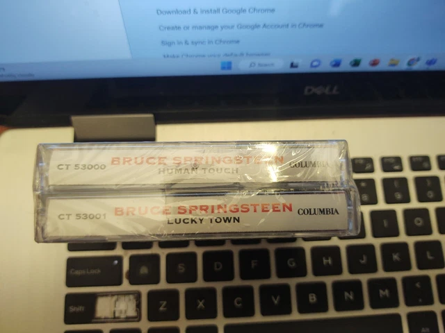 Sealed Hard To Find Bruce Springsteen 1992 Lucky Town/Human Touch Cassette Pair