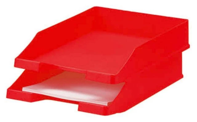 HAN - Standardbriefkorb C4 , Polystyrol (PS), rot