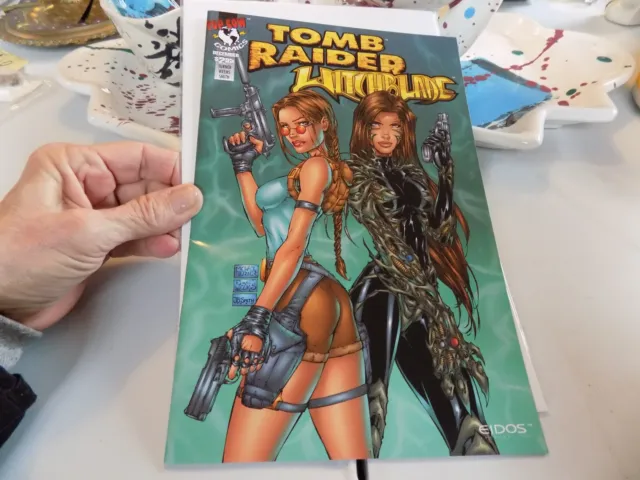 Image Top Cow Tomb Raider Witchblade # 1 comic Book 1st Lara Croft Turner Weems