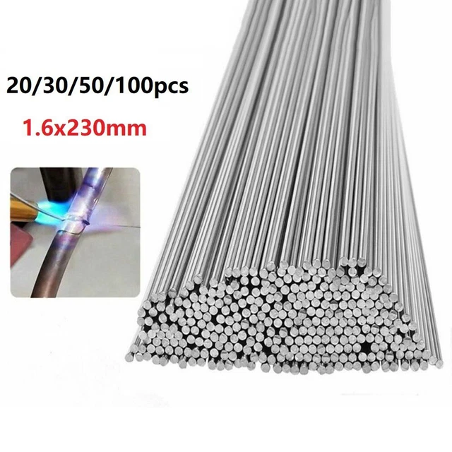 Bacchette Per Saldatura Alluminio Bassa Temperatura 380-400°C | Universali Per Acciaio, Rame, Zincato, 20/40/60/100 Pz, 2.0 E 1.6 Mm