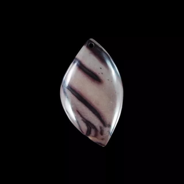 Purple Picasso Jasper 44x25x6 mm Pendant Bead HE313013