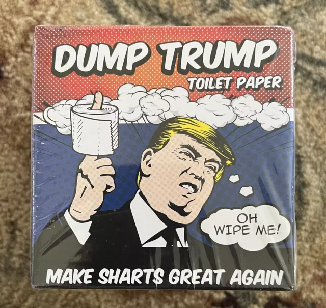 Donald Trump - Dump Trump Novelty Toilet Paper - 1 Roll - Sharts- Hard To Find