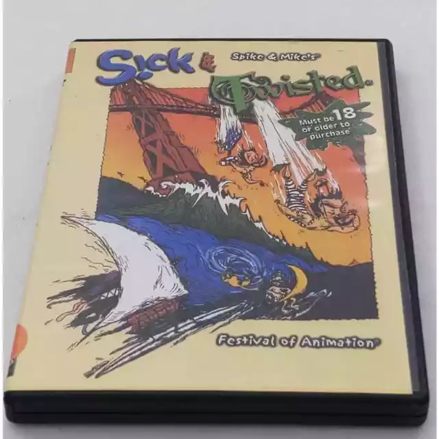 SPIKE MIKES SICK and Twisted Festival of Animation (DVD, 1999) 20.00