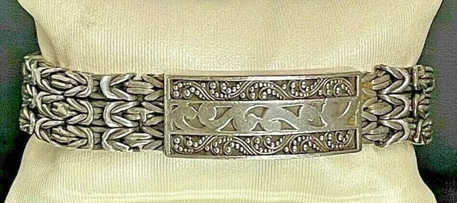 Heavy Lois Hill 925 Sterling Silver Statement Bracelet 73.8 Grams!!! Heavy Lois Hill 925 Sterling Silver Statement Bracelet 73.8 Grams!!!