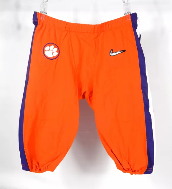 2016-18 Clemson Tigers Game Issued P Used Orange Pants College Playoffs 40 6S