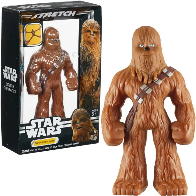 Star Wars Stretch Chewbacca Wookiee Warrior Figure 21cm Tall For Ages 5+