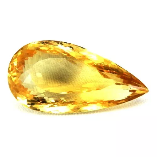 Haut Grand Citrine :55,48 Carats Naturelle Or Jaune Bahia Citrine Du Brésil