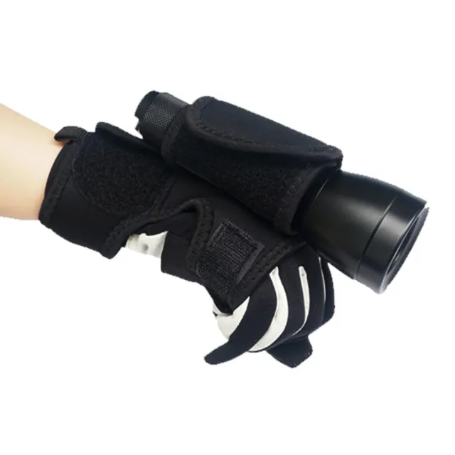 Hand Freier Halter Handschuh für Tauchen Tauchen Unterwasser Fackel LED
