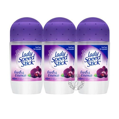 Lady Speed Stick Noir Orchidée Déodorant Roll-On Antitranspirant Valeur Lot De 3
