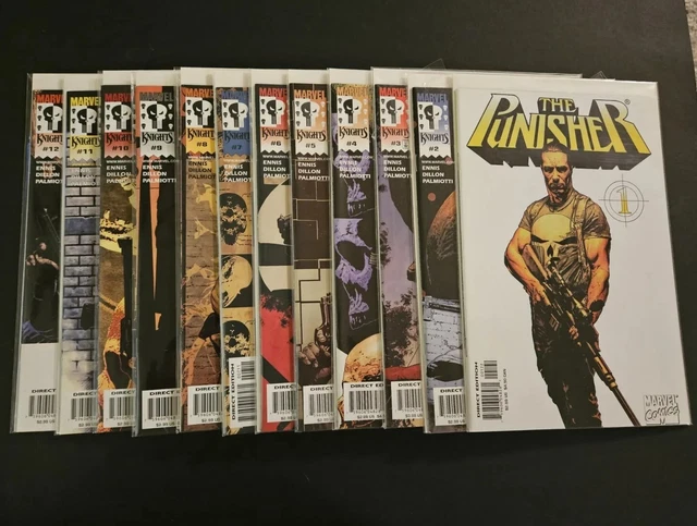The Punisher 1-12 Full series run Marvel Knights 1999/2000