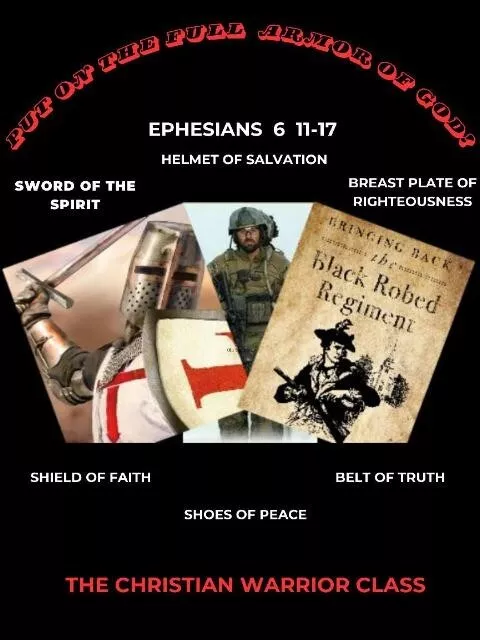 Put On The Full Armor Of God Christian Warrior Poster!