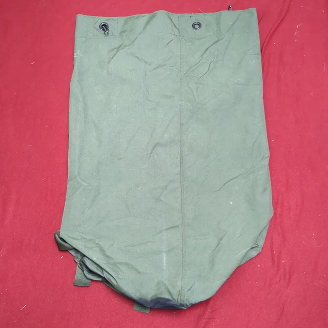 US Military Issue Locking Top Load Nylon Carrying Seabag w Straps Duffle (dfl31)