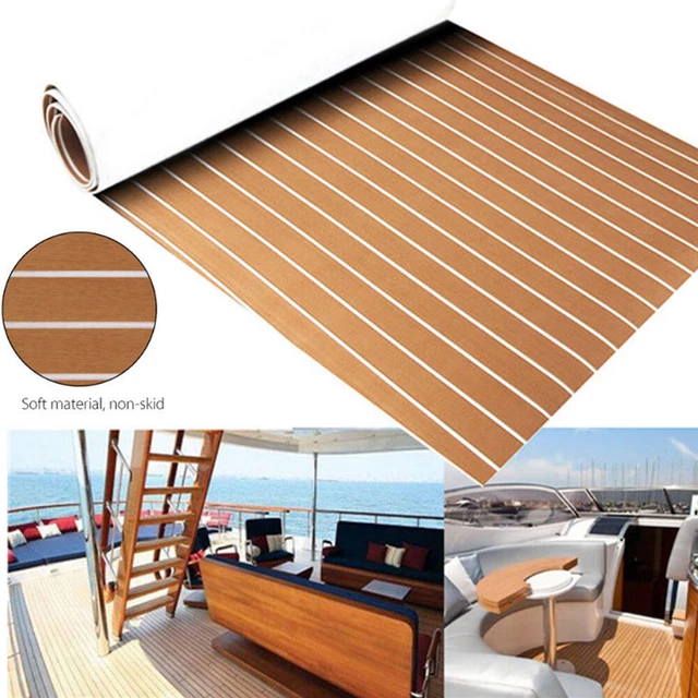 Non-Slip Eva Foam Marine Mat Back Synthetic Teak Decks for Boats Kayak Decking