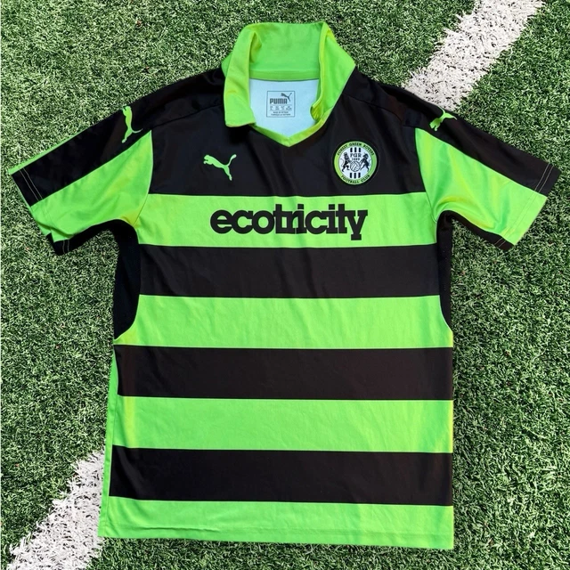 PUMA FOREST GREEN Rovers Football Shirt 2016/18 FGR Home Jersey