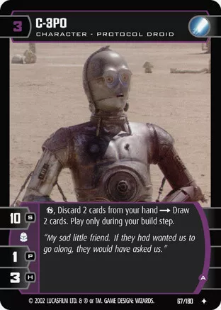 C-3PO (A) - FOIL - Attack of the Clones - Star Wars TCG