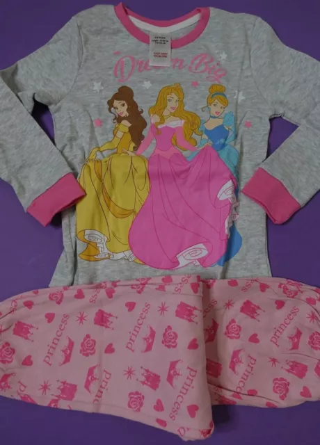 Girls Disney Princess Pyjamas Cinderella Belle Aurora STOCK CLEARANCE