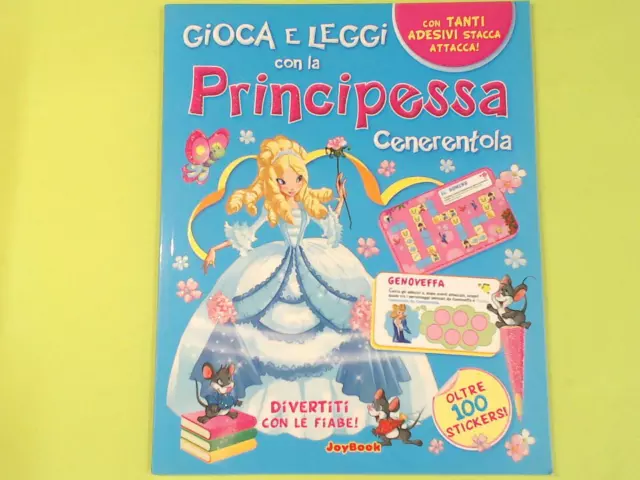 GIOCA E LEGGI Con La Principessa Cenerentola Con Adesivi Stacca Attacca EUR  4,90 - PicClick IT