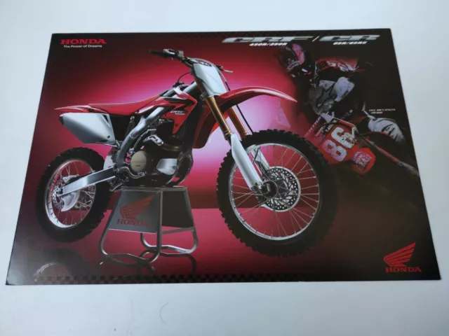 Honda CRF 450 et 250, CR 85 de 2006 Japan Prospectus Catalogue Brochure Moto