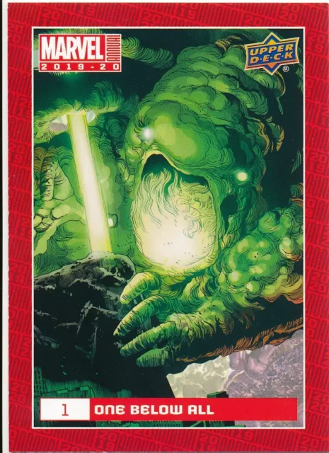#1 ONE BELOW ALL 2019-20 2020 Upper Deck Marvel Annual HULK