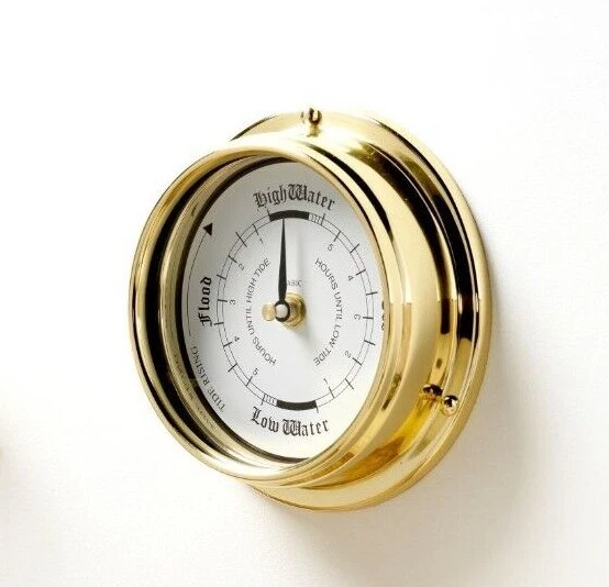 TIDE CLOCK, BAROMETER, Moon Phase Gardening clocks, Thermometer 50