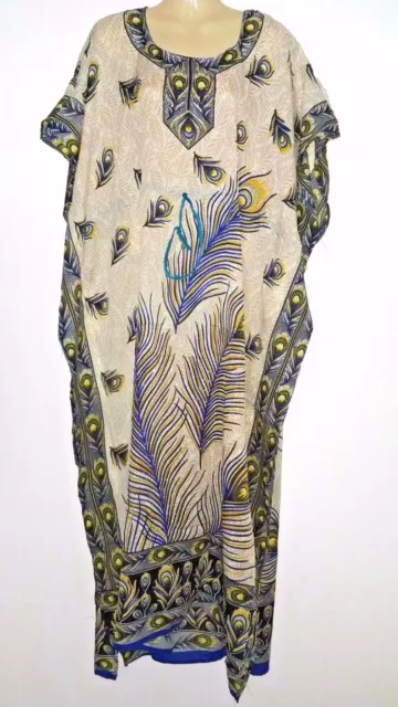 Vestito Maxi Prendisole Caftano Abito Estivo Boho Goa Hippie Takshita Kimono