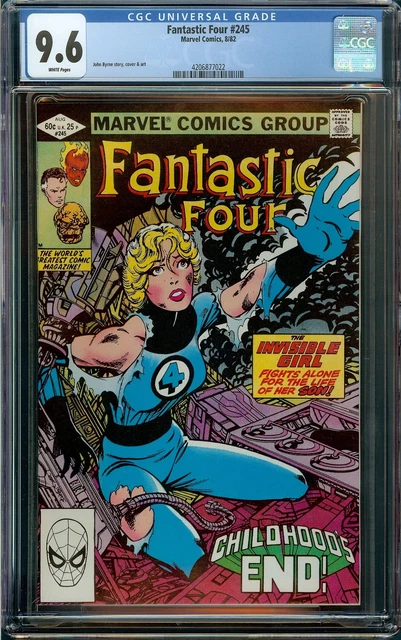 Fantastic Four #245 CGC 9.6 White Pages - 1st Franklin Richards as as Adult
