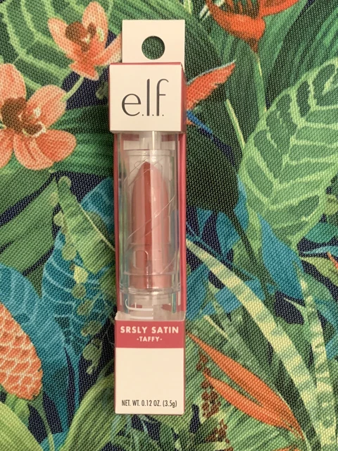 e.L.F. Lápiz labial rosa satinado Srsly, Taffy, 0,12 oz
