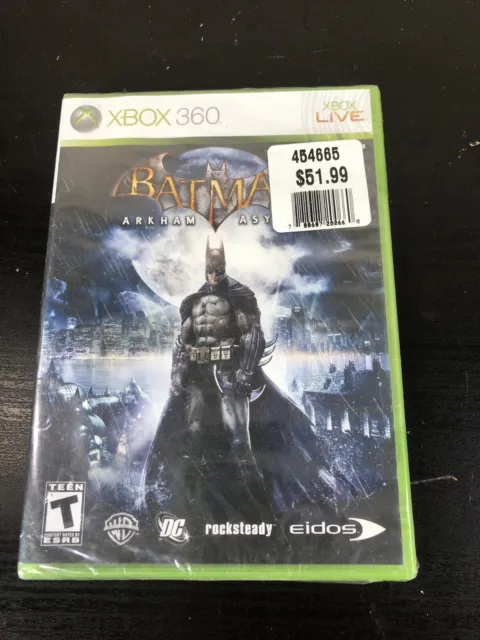 RARE  Batman: Arkham Asylum (Xbox 360, 2009)  FACTORY SEALED FIRST PRINT!