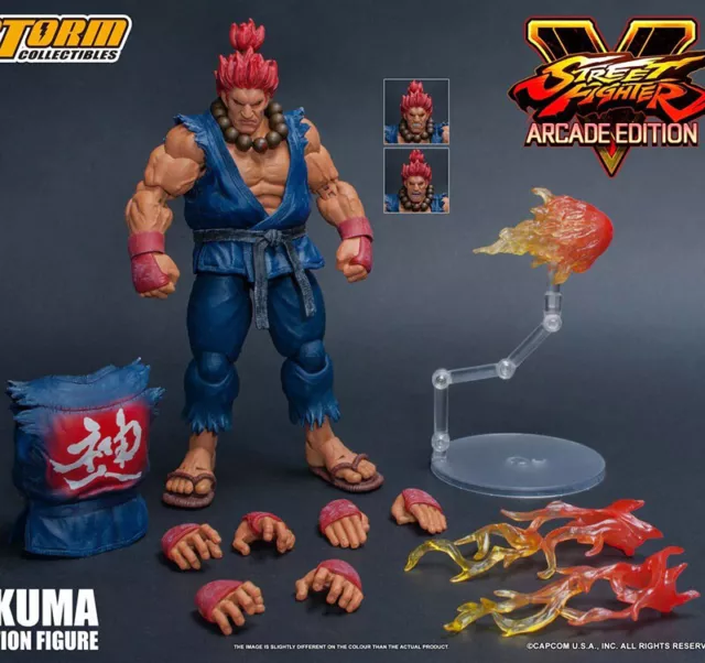 Street Fighter Akuma Arcade Nostalgic Costume 1/12 Figure Storm Toys Official