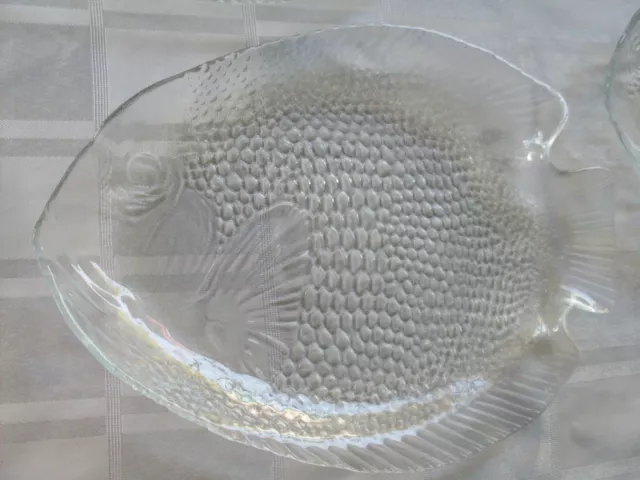 Retro ARCOROC France FISH Large Serving PLATTER PLATE Entertaining Collectable
