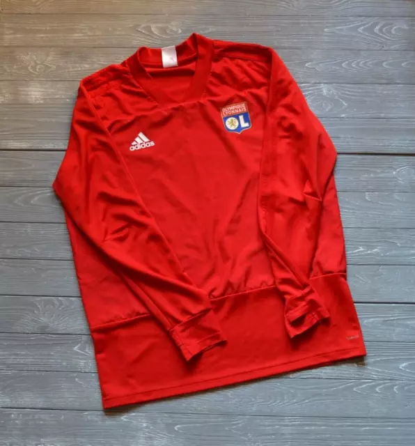 Olympique Lyonnais Adidas Football Condivo 18 Trainingshemd Jersey Sz Herren Xl