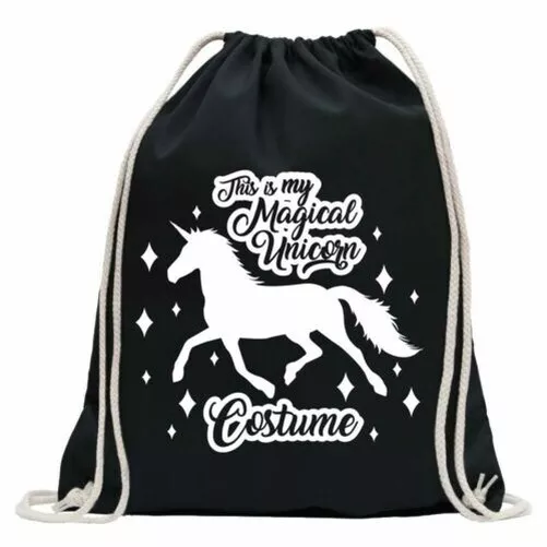 My Magique Licorne Costume Sac de Sport Fun Sac à Dos Sport Sac Gymsack Ziehgurt