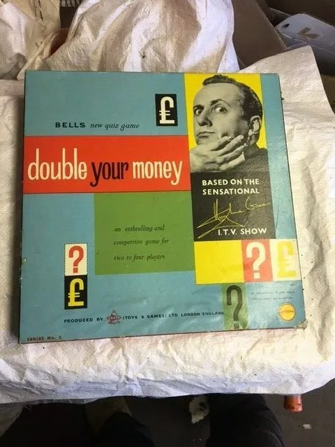 DOUBLE YOUR MONEY' Hughie Green 1950's Board Game Rare Vintage Collectable  £10.90 - PicClick UK