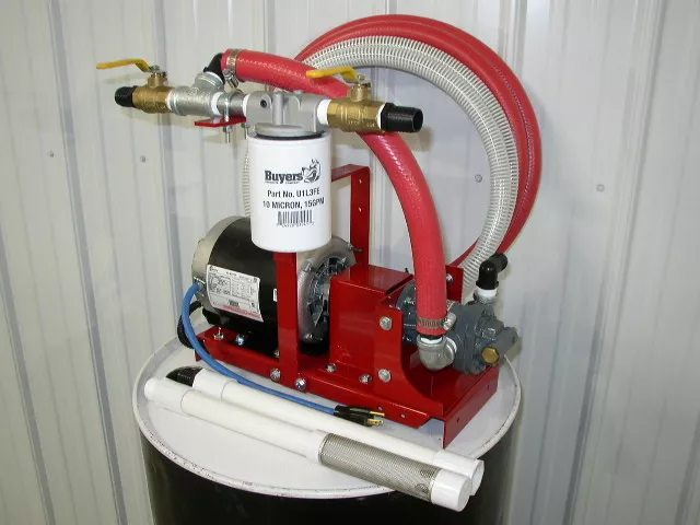 New Redline 1/2 HP Bulk/Waste Oil Transfer/Filtration Pump,Mineral/Silicone Oil